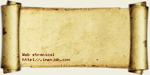 Jesenka Isailović vizit kartica